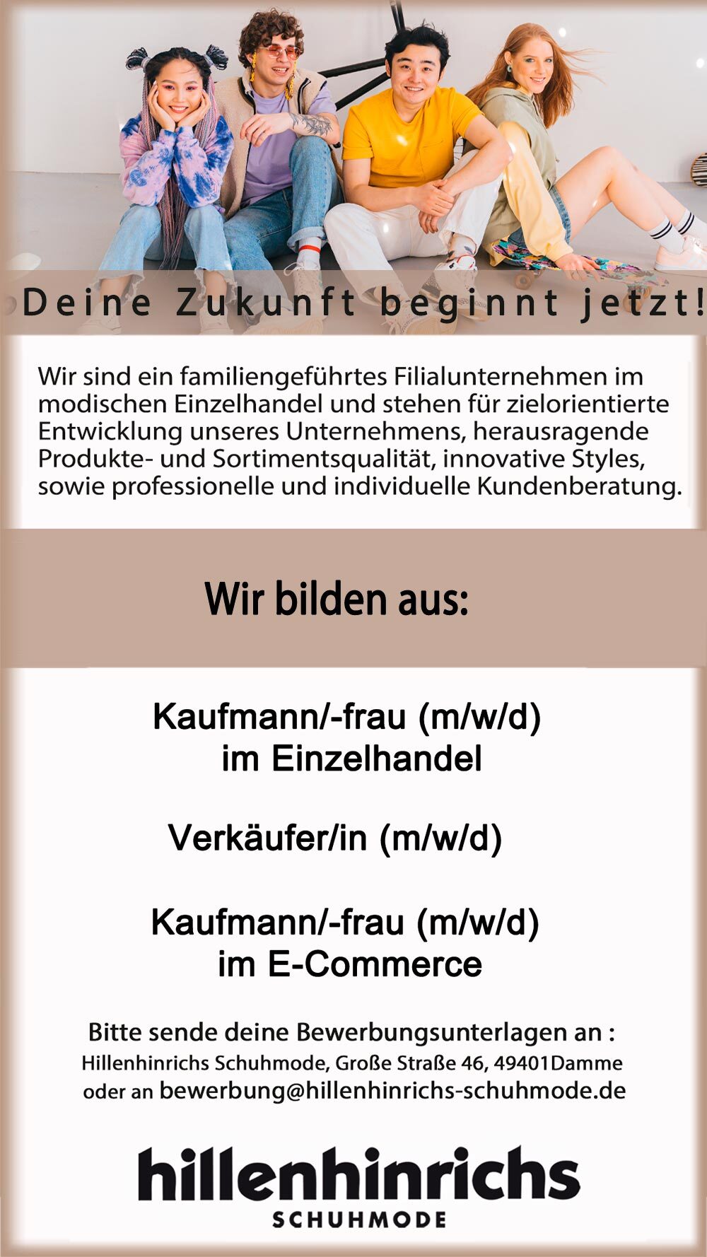 Azubis, 
Aushilfen, Studenten